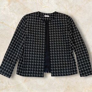 Ann May Vintage Woman’s 100% Woven Silk Jacket. Size 8